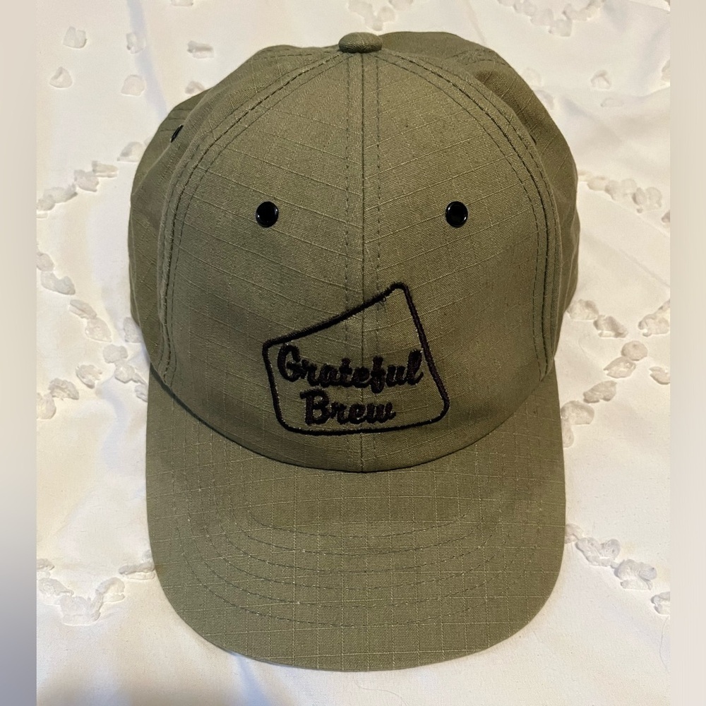 Grateful Brew Strapback Hat Embroidered Richardson Outdoor